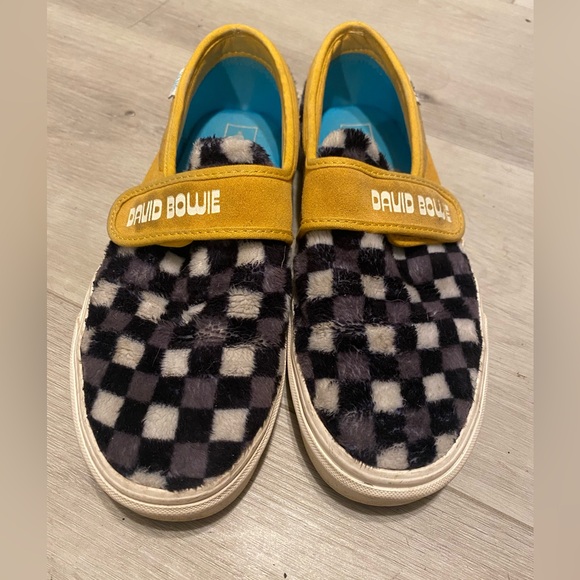 Vans Special Edition β¨ David Bowie π¨π»βπ€ Hunky Dory Checkers Slip-On 7 1/2 - Picture 2 of 10